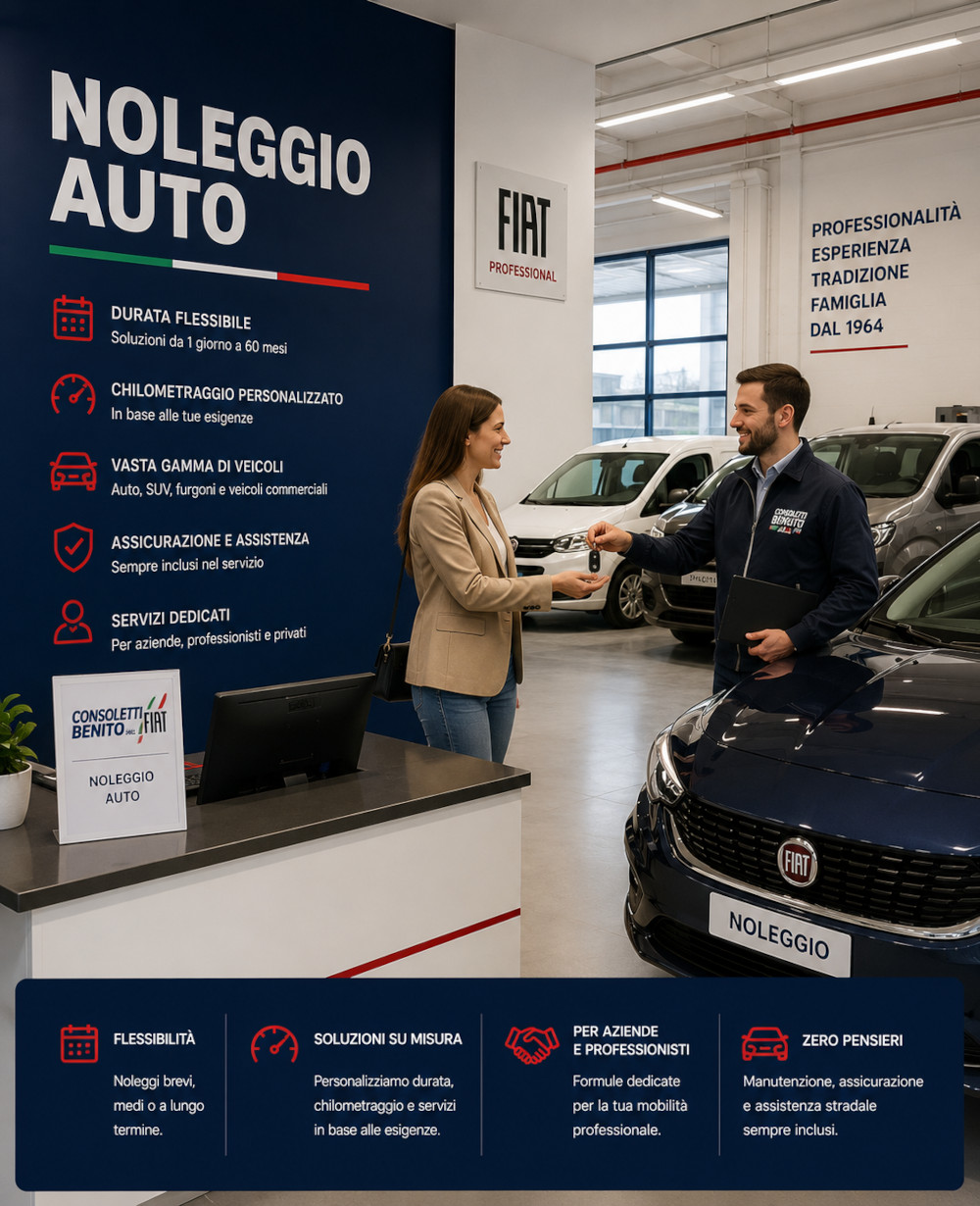 Automobile moderna disponibile per il noleggio
